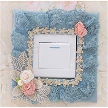 Imagem de Adesivo decorativo para tomada de interruptor, decoração de interruptor de parede para casa, adesivos de parede, decalque de parede, conjuntos de interruptores europeus, capa decorativa de arbusto