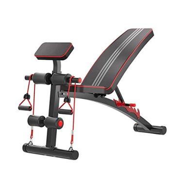 Imagem de Banco de pesos, halteres, levantamento de peso, banco multifuncional, banco de halteres, equipamento de fitness, placa auxiliar doméstica, banco de supino, placa supina