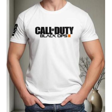 Imagem de Camiseta Camisa Adulto Feminina Masculina Algodão Gamer Jogo Call of D