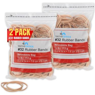 Imagem de Elásticos 1 no escritório, tamanho 32, bege, 113 g, bolsa 225/pacote x