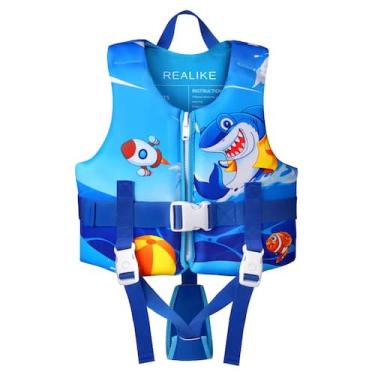 Imagem de Colete de natação REALIKE para crianças, boias para crianças, 10-40 kg