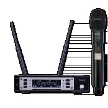 Imagem de Microfone Sem Fio Dylan D-9001Tb Talkback Botão Comunicação