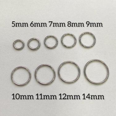 Imagem de SEGMENTO TITÂNIO CLICKER - Argolinha com Fecho Clicker - no-brand, 1,2