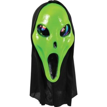 Imagem de Fun World Máscara de fantasia de alienígena verde adulto | Máscaras de fantasia de alienígena padrão