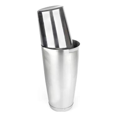 Imagem de 3X Kit Coqueteleira Boston 820 Ml Inox Com Peso
