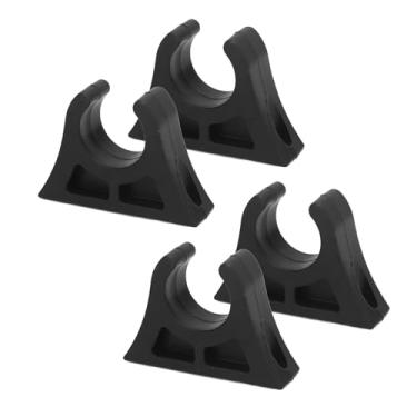 Imagem de Clipes de suporte de remo de barco, suporte de gancho de plástico para economia de mão de oa, conjunto de suporte de vara resistente para canoas (4 peças)