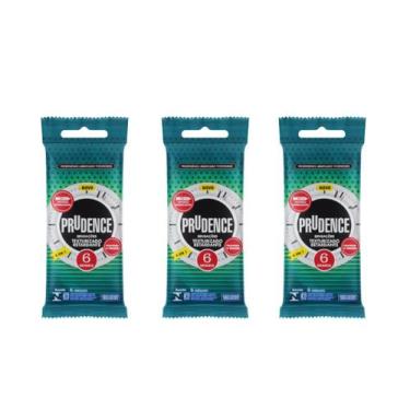 Imagem de Kit 3 Preservativo Prudence Texturizado Retardante