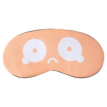 Imagem de Máscara de dormir Cute Expression para mulheres, desenho animado de po
