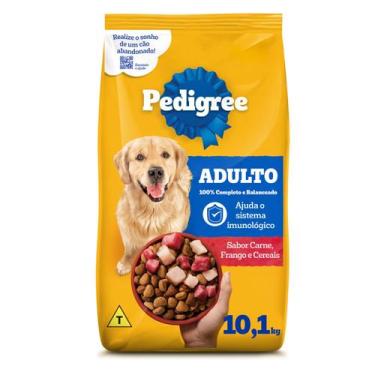 Imagem de Ração Pedigree Cães Adultos Médios E Grandes 10,1 Kg