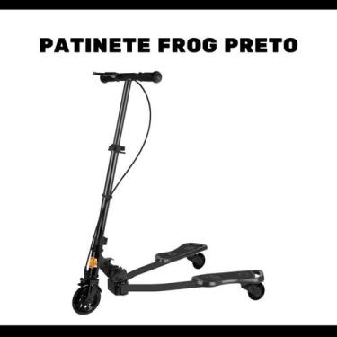 Imagem de Patinete Frog New Preto, DM Radical - DM TOYS