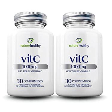 Imagem de COMBO c/ 2 - VITAMINA C 1000MG c/ 30 NATURE HEALTHY