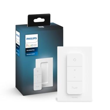 Imagem de Philips Hue Dimmer Switch - Interruptor De Comando Sem Fio Requer Hue Hub, Iluminação Inteligente, Exclusivo Para Produtos Da Philips Hue, Compatível Com Amazon Alexa
