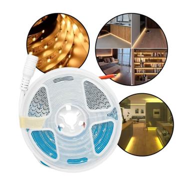 Imagem de Fita LED 12V SMD 3528 Branco Quente 5M