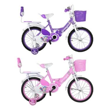 Imagem de Bicicleta Aro 16 Infantil De Passeio Com Freios V-brakes (Lilás)