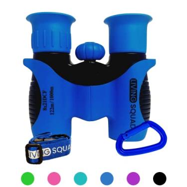 Imagem de Living Squad Binóculos infantis 20 x 53 – conjunto de binóculos de brinquedo à prova de choque – alta resolução e óptica real para observação de pássaros, caça e caminhada - presente de aniversário