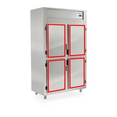 Imagem de Kit 4 Borracha Gaxeta Refrigerador Gelopar GREP 4P  46X68 - ILPEA