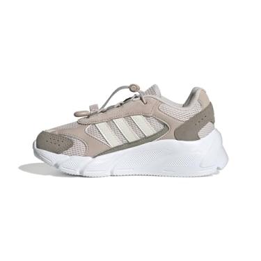 Imagem de adidas Tênis esportivo infantil unissex Crazychaos 2000, Putty Mauve/Off White/Wonder Taupe, 4.5 Big Kid
