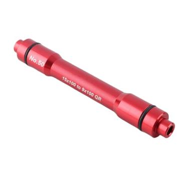Imagem de Generic Adaptador de Espeto de Conversão de Cubo de Liberação Rápida Adaptador de Espetos de Cubo de Roda de Conversão de de de Bicicleta Mountain Bike para (Vermelho)