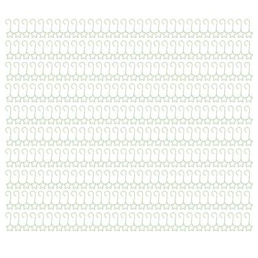Imagem de Ganchos de enfeite de natal em forma de estrela, ganchos de aço inoxidável para decorações de férias, jardim doméstico, quintal, 300 peças (Verde)