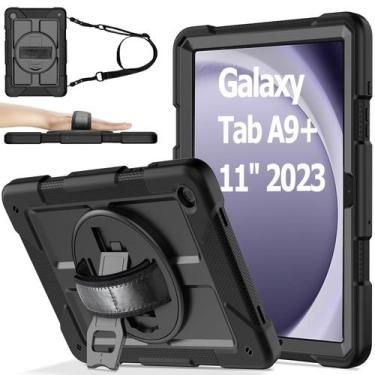 Imagem de Capa AVAWO para Samsung Galaxy Tab A9+ Plus 11" 2024 preta
