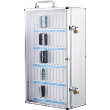 Imagem de Armário de celular seguro para celular transparente com trava para sala de aula e escritório