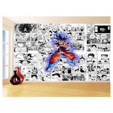 Imagem de Papel De Parede Dragon Ball Goku Página Manga 3,5M Dbz632 - Você Decor