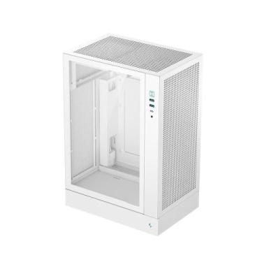 Imagem de Gabinete Gamer Deepcool Mid Tower Ch170 Plus Vidro Branco