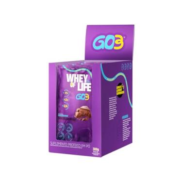 Imagem de GO3 - WHEY PROTEIN CONCENTRADO GO3 - DISPLAY 10 SACHÊS -