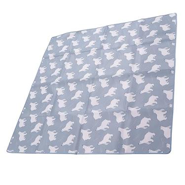 Imagem de Alomejor Tapete para Cadeira Alta de bebê, Tamanho Grande, Fácil de Transportar, Derramamento de Comida, Tapete para Piquenique Ao Ar Livre, Padrão de Desenho Animado Fofo