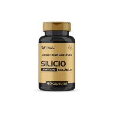 Imagem de Silício Orgânico 490mg 60 Cáps Muwiz Sabor:Sem sabor, Sem sabor