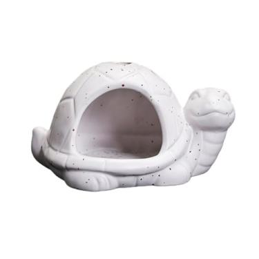 Imagem de Suporte de incenso de cerâmica multicolorido em forma de tartaruga, sálvia, lascas de madeira, aromaterapia de cones e varas, decoração de casa