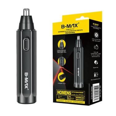 Imagem de Aparador de Nariz Recarregável BMAX BMC037 – Cortador de Pelos Nasais e Orelha – Motor Potente, Lâmina Inox, Design Ergonômico – Uso Seguro e Silencioso