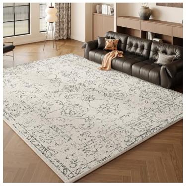 Imagem de SPXMQSS Tapetes para sala de estar, antiderrapantes e laváveis para sala de estar, resistentes a manchas e fáceis de limpar para quarto, sala de jantar, escritório em casa, C, 200 x 300 cm