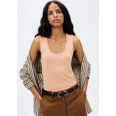 Imagem de Regata Feminina Slim Decote U Em Tricô De Viscose-Feminino