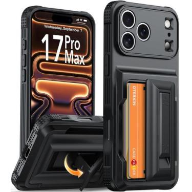 Imagem de Funda Cartera Oterkin para iPhone 17 Pro Max con 5 Tarjetas y Protecci