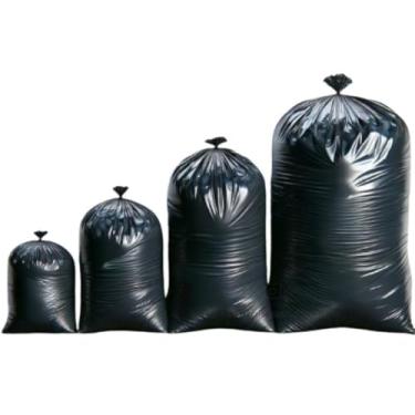 Imagem de Sacolas de Lixo Resistentes – Kit 100 Unidades 20 40 60 100L Preto, Ideal para Casa e Negócio(40 LITROS 50X60 C/100 UNIDADES)