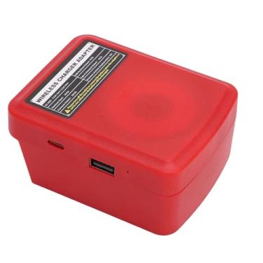 Imagem de Luocute Adaptador de Carregador Sem Fio, Carregamento Rápido de 15 W Com Porta USB Tipo C DC, Carregadores de Bateria para Ferramentas Elétricas Compatíveis Com Padrão para Telefones e