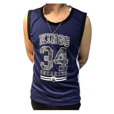 Imagem de REGATA DE BASQUETE MASCULINA KINGS SNEAKERS-Masculino