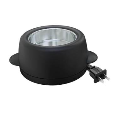 Imagem de Fancyes Panela elétrica para cola quente, aquecimento rápido a 180°C, ideal para artesanato, confecção de guirlandas, extensões de cabelo, bonecas e joias.