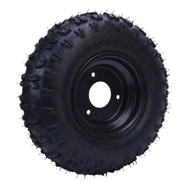 Imagem de KUIDAMOS 13x5.00-6 Conjunto de Pneu de Aro de Roda à Prova de Impacto de Tração Aprimorada para ATV Quad Drift Trike, Design Robusto para Controle Off-road, Adequado para Scooter Elétrica a Gasolina