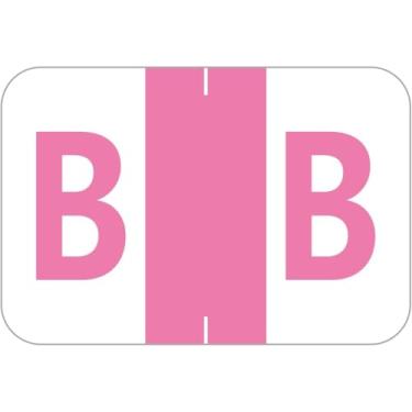 Imagem de 240 peças de etiquetas de pasta de arquivos, alfabeto, guias de índice de código de cores alfabéticas, compatíveis com Smead 2,5 cm x 1-1/5.1 cm Barkley/Sycom FABKM - Adesivos Alpha compatíveis com a