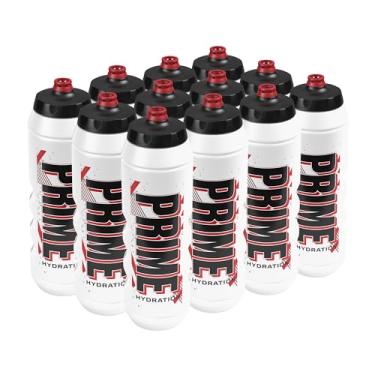 Imagem de Garrafas de água esportivas PRIME UFC Squeeze de 946 ml, sem BPA, lavável na lava-louças, design ergonômico à prova de vazamento, hidratação rápida para academia, ciclismo, corrida, pacote com 12
