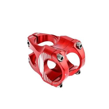 Imagem de Guidão curto de alumínio para downhill, modelo riser tube, para mountain bike, dimensões 28,6 * 31,8 * 35mm. Acessórios para ciclismo.(Red)