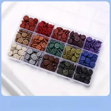 Imagem de Contas de lacre de cera de cor vintage, 15 contas de cera de vedação de grade para selos de selos convites de casamento, presente de Natal, selo de envelope, embrulho de presente de artesanato DIY