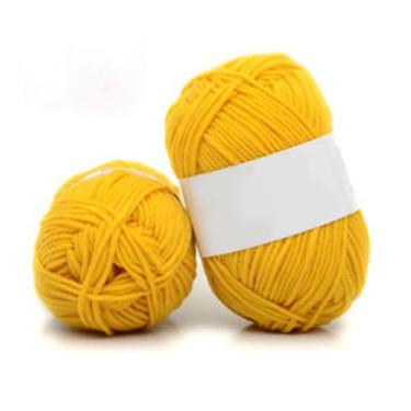 Imagem de Fio de caxemira para crochê e tricô, fio de algodão respirável, ideal para panos de prato, roupas, pegadores de panela, suéteres, 1 bola