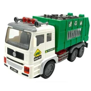 Imagem de Caminhão Ecológico Reciclagem De Lixo Bate Volta Luz Som - Generic