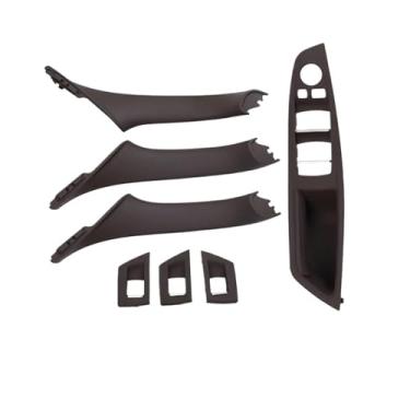 Imagem de Conjunto de maçaneta interna para porta interna de carro, apoio de braço, compatível com BMW Série 5 F10 F11 523i 525i 528i 530i LHD RHD(RHD Moka)