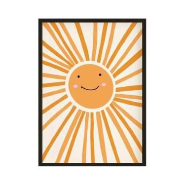 Imagem de Arte De Parede Para Quarto Infantil, Impressão Nórdica De Coelhos Flor