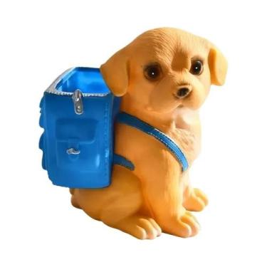 Imagem de Suporte De Caneta De Resina Em Forma De Cachorrinho, Decoração De Mesa