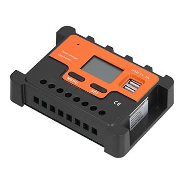 Imagem de Controlador solar PWM regulador de carga 12V 24V display LCD ABS DBS12 com múltiplas funções de proteção para comércio doméstico (30A)